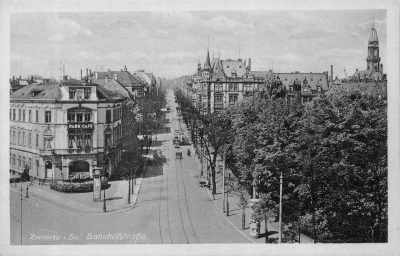 Zwickau - Bahnhofstraße, 1954