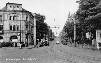Zwickau - Bahnhofstraße, 1958