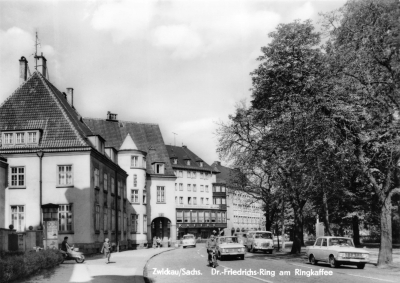 Zwickau - Dr.-Friedrichs-Ring am Ringkaffee, 1977