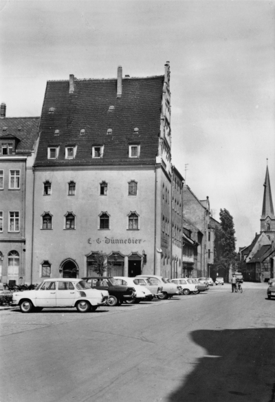Zwickau - Dünnebier am Neuberin-Platz, 1971