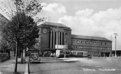 Zwickau - Hauptbahnhof, 1956