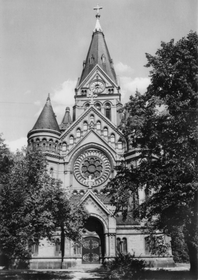 Vorderansicht - Zwickau - Moritzkirche, 1968 - Historische Ansichtskarte zum Kaufen Echtes Foto (Hand-Abzug)