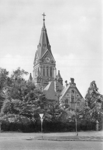 Vorderansicht - Zwickau - Moritzkirche, 1969 - Historische Ansichtskarte zum Kaufen Echtes Foto (Hand-Abzug)