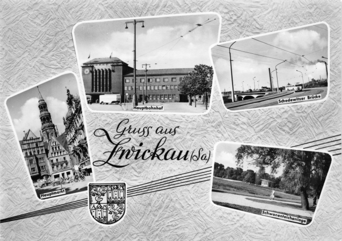 Hauptmarkt, Hauptbahnhof, Schedewitzer Brücke, Schwanenteichanlage